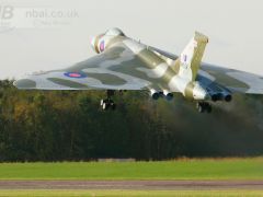The post restoration maiden flight of the Avro Vulcan XH558. Used in the November 2010 edition of Aircraft Illustrated.